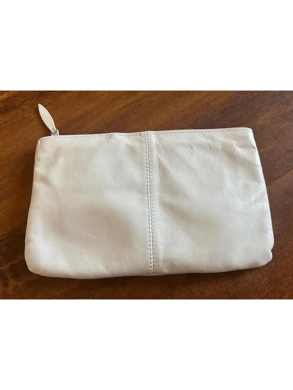 Antonia Designs Genuine Leather White Clutch Purse
